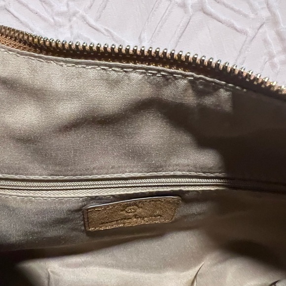 Nanette Lepore Tan Shoulder Bag with Crescent Shape and Adjustable Strap - Picture 4 of 4